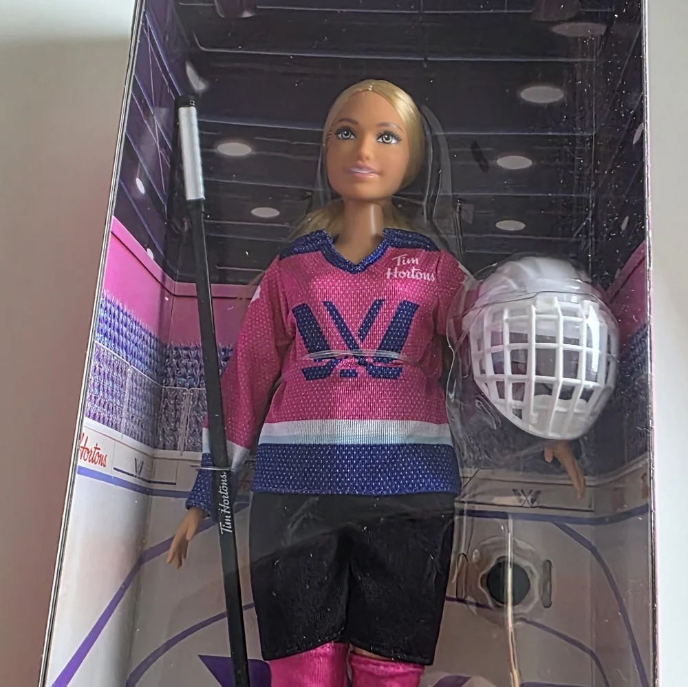 Barbie PWHL TH Hockey Doll, Blonde NEW - Picture 8 of 11